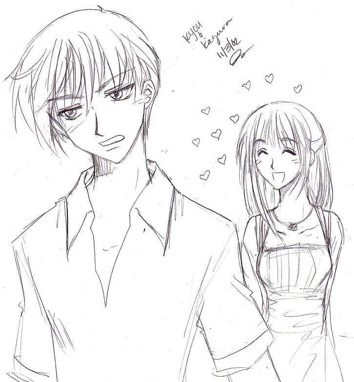 manga fruits basket coloring pages - photo #3